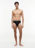 Black 3-Pack Signature Repeat Logo Waistband Briefs  Men