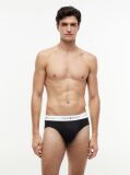 Black 3-Pack Signature Repeat Logo Waistband Briefs  Men