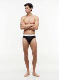 Black 3-Pack Signature Repeat Logo Waistband Briefs  Men