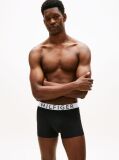Multi 3-Pack Microfibre Logo Waistband Trunks  Men
