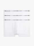 White 3-Pack Signature Repeat Logo Waistband Trunks  Men