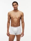 White 3-Pack Signature Repeat Logo Waistband Trunks  Men
