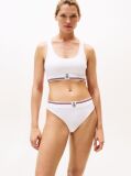 Άσπρο TH Crest Ριμπ Bralette  Γυναίκες