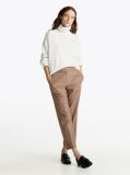 Multi Check Slim Straight Leg Trousers  Women