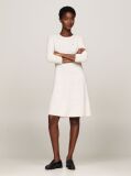 White Pure Wool Mini Jumper Dress  Women