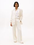Multi Wide Leg Trousers With Linen  Women
