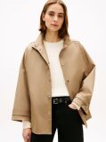Μπεζ Αδιάβροχο Oversized Παλτό  Γυναίκες