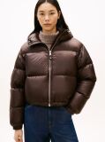 Brown Ultra Lightweight Down Ripstop Puffer Jacket  Women