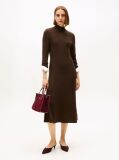 Brown Midi Soft Wool Jumper Dress  Women