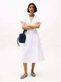 White The Runway Collection Slim Midi Shirt Dress  Women
