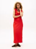 Red The Runway Collection Sleeveless Midi Polo Dress  Women