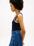 Blue High Waisted Flared Denim Midi Skirt  Women
