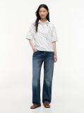 Multi Relaxed Fit Interlock Knit Polo Shirt  Women