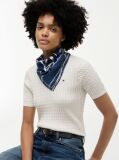 Multi Logo Pure Silk Square Scarf  Women