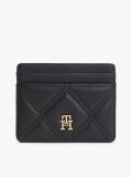 Black Quilted Card Holder  Women