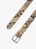 Multi Leather Snake Print Belt  Women
