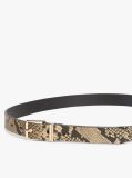 Multi Leather Snake Print Belt  Women
