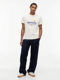 Μπεζ Βαμβακερό T-Shirt  Άνδρες