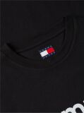 Μαύρο Slim T-Shirt Με Λογότυπο Και Σχέδιο  Άνδρες