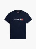 Μπλε Βαμβακερό T-Shirt  Άνδρες