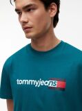 Πράσινο Βαμβακερό T-Shirt  Άνδρες