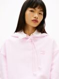 Ροζ Hoody Σε Boxy Γραμμή  Γυναίκες