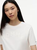 White Relaxed Washed Jersey T-Shirt  Women