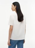 White Relaxed Washed Jersey T-Shirt  Women