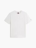 White Relaxed Washed Jersey T-Shirt  Women