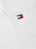 White Relaxed Washed Jersey T-Shirt  Women