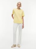 Yellow Relaxed Washed Jersey T-Shirt  Women