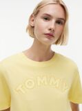 Yellow Relaxed Washed Jersey T-Shirt  Women