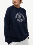 Blue Crest Logo Terry Sweatshirt  Women