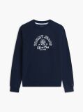 Blue Crest Logo Terry Sweatshirt  Women