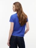 Blue Repeat Logo Washed Jersey T-Shirt  Women