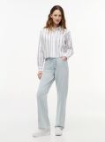 Multi Relaxed Fit Twill Cropped Shirt  Women