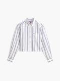 Multi Relaxed Fit Twill Cropped Shirt  Women
