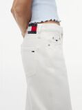 Denim High Rise Slim Straight White Jeans  Women