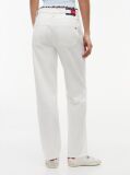Denim High Rise Slim Straight White Jeans  Women