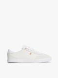 White Leather TH Monogram Vulcanised Trainers  Women