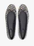 Blue Jacquard Ballerinas  Women