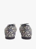 Blue Jacquard Ballerinas  Women