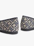 Blue Jacquard Ballerinas  Women