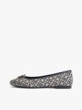 Blue Jacquard Ballerinas  Women