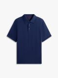 Blue Smart Casual Regular Fit Polo Shirt  Men