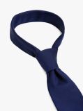 Blue Pure Silk Jacquard Unicolour Tie  Men