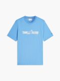 Μπλε Βαμβακερό T-Shirt Με Λογότυπο  Άνδρες