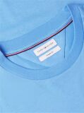 Μπλε Βαμβακερό T-Shirt Με Λογότυπο  Άνδρες
