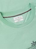 Πράσινο Βαμβακερό T-Shirt Με Λογότυπο  Άνδρες