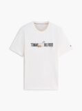 Μπεζ Βαμβακερό T-Shirt Με Λογότυπο  Άνδρες